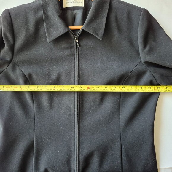 Black Zippered Jacket - Picture 4 of 5